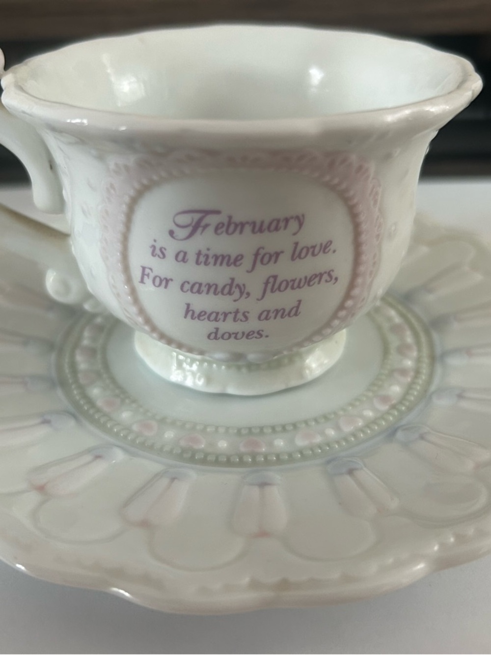Precious Moments Teacup and Saucer